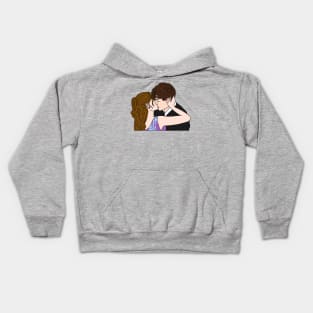 Jim and Pam First Kiss Kids Hoodie